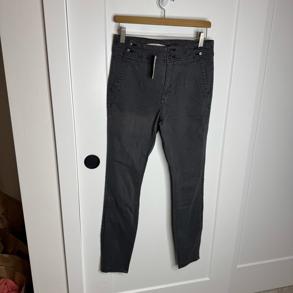 NWT Anthropologie Pilcro Sailor Black Skinny Jeans Size 28 Tall